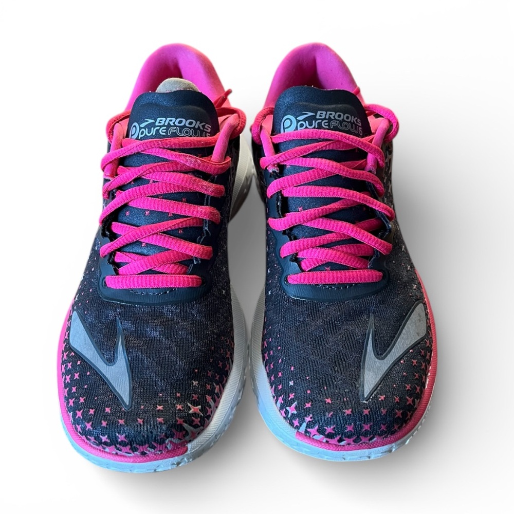 Brooks PureFlow 5 Women’s Running Shoes Black Pink US 6.5 Lightweight Neutral